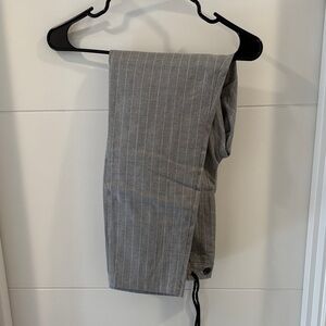 Gray Striped Men's Pants